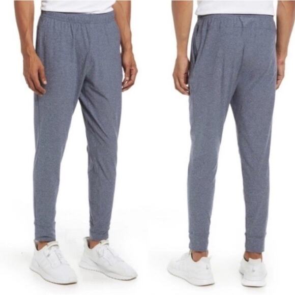 Rhone Reign All Around Midweight Jogger Sweatpants Casual Travel Blue Mens Large - Picture 1 of 9